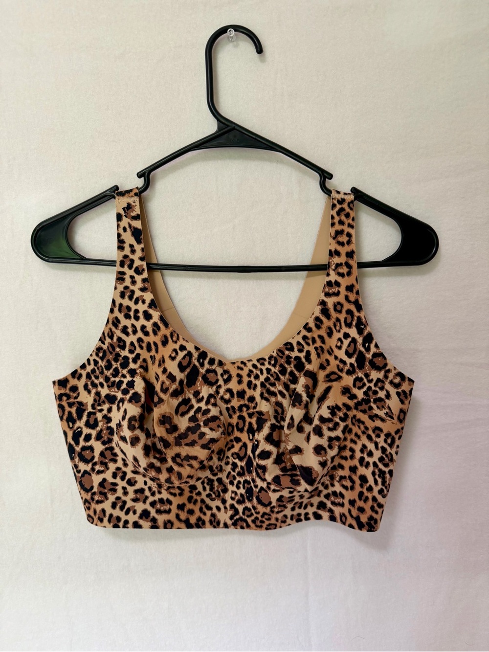 Evelyn & Bobbie The Bobbie Scoop Bra Leopard Size L - Picture 2 of 4